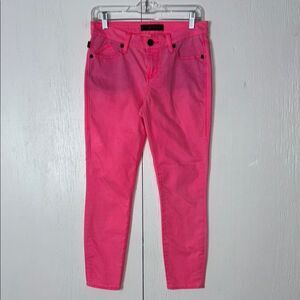 Rock & Republic pink skinny stretchy women’s jeans 5 pockets size 2.